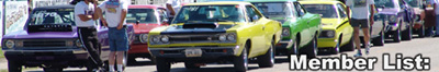 Mopar Club And Organization Members