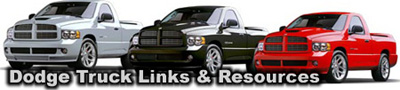 Dodge Truck links and resources.