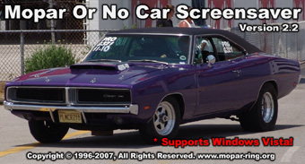Mopar Or No Car Screensaver Version 2.2