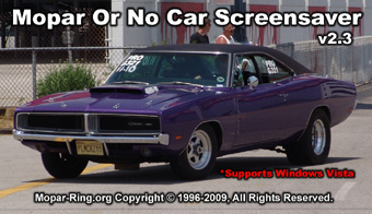 Mopar Or No Car Screensaver Version 2.3