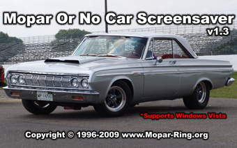Mopar Or No Car Screensaver Version 1.3