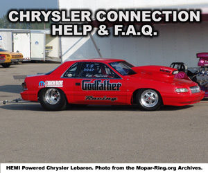 Chrysler Connection Help
